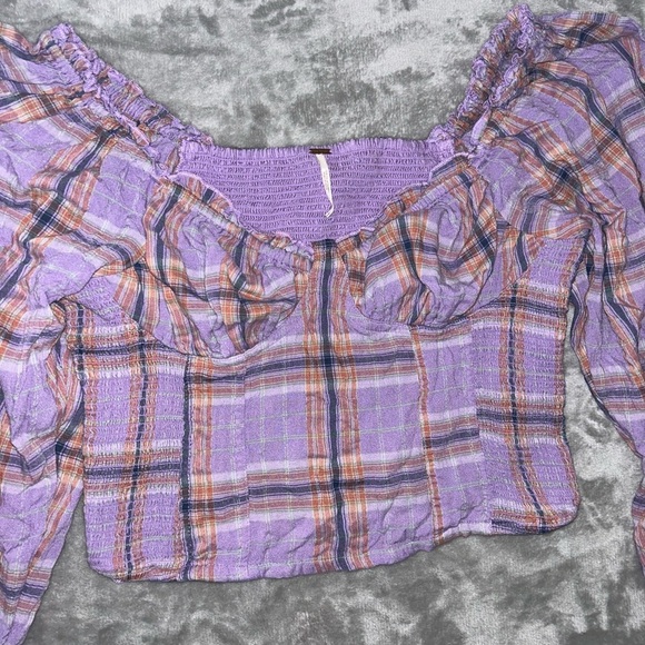 Free people cherry bomb madras blouse - Picture 13 of 13